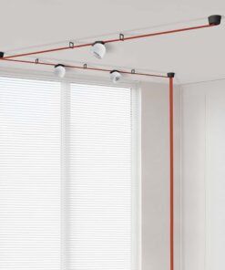 LED φωτιστικό spot για υφασμάτινο καλώδιο 12W 3000K Λευκού Χρώματος V-TAC – 23105