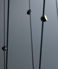 LED φωτιστικό για υφασμάτινο καλώδιο 12W 3000K Μαύρου Χρώματος V-TAC – 23106