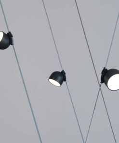 LED φωτιστικό για υφασμάτινο καλώδιο 12W 3000K Μαύρου Χρώματος V-TAC – 23106
