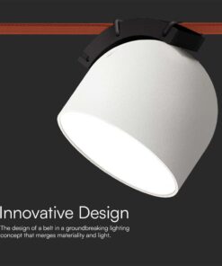 LED φωτιστικό για υφασμάτινο καλώδιο 12W 3000K Λευκού Χρώματος V-TAC – 23107