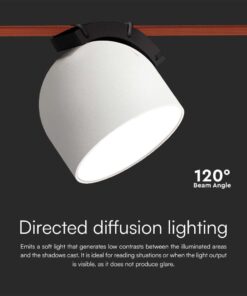 LED φωτιστικό για υφασμάτινο καλώδιο 12W 3000K Λευκού Χρώματος V-TAC – 23107