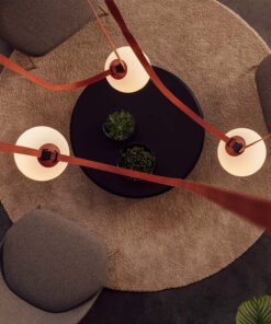 LED φωτιστικό σφαίρα για υφασμάτινο καλώδιο 10W 3000K Μαύρου Χρώματος V-TAC – 23108