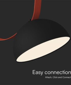 LED φωτιστικό για υφασμάτινο καλώδιο 20W 3000K Μαύρου Χρώματος V-TAC – 23109