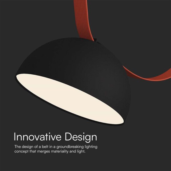 LED φωτιστικό για υφασμάτινο καλώδιο 20W 3000K Μαύρου Χρώματος V-TAC – 23109