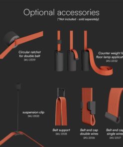 LED φωτιστικό για υφασμάτινο καλώδιο 20W 3000K Μαύρου Χρώματος V-TAC – 23109