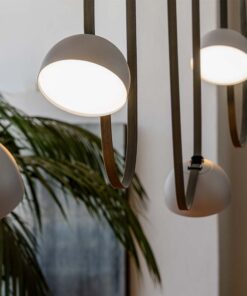 LED φωτιστικό για υφασμάτινο καλώδιο 20W 3000K φυσικό λευκό με λευκό σώμα V-TAC – 23110