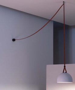 LED φωτιστικό για υφασμάτινο καλώδιο 20W 3000K φυσικό λευκό με λευκό σώμα V-TAC – 23110