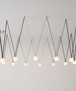 Υφασμάτινο καλώδιο για LED φωτιστικά 10m μαύρο V-TAC – 23126