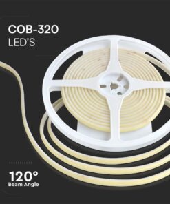 Tαινία LED COB DC:24V 10W/m IP67 κόκκινο V-TAC – 23141