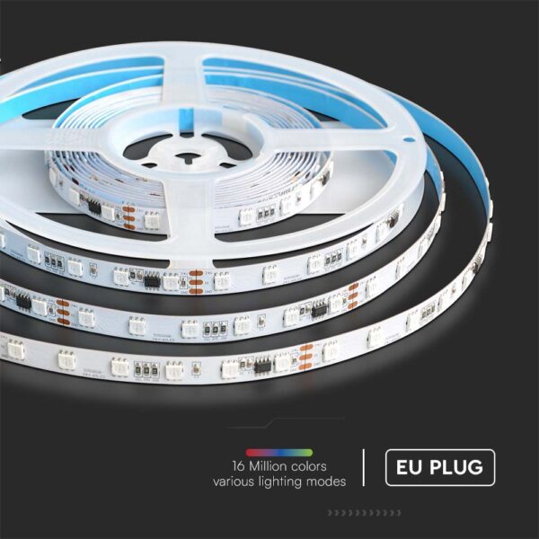 Σετ ταινίας LED Magic SMD5050 24V RGB+CCT IP20 13W/m 5m με τροφοδοτικό και controller WiFi+Bluetooth V-TAC – 23145