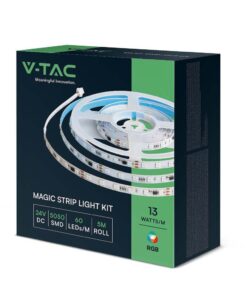 Σετ ταινίας LED Magic SMD5050 24V RGB+CCT IP65 13W/m 5m με τροφοδοτικό και controller WiFi+Bluetooth V-TAC – 23146