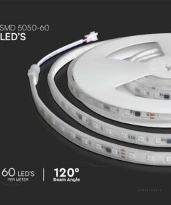 Σετ ταινίας LED Magic SMD5050 24V RGB+CCT IP65 13W/m 5m με τροφοδοτικό και controller WiFi+Bluetooth V-TAC – 23146