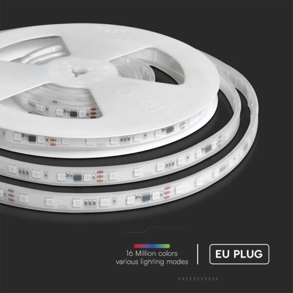 Σετ ταινίας LED Magic SMD5050 24V RGB+CCT IP65 13W/m 5m με τροφοδοτικό και controller WiFi+Bluetooth V-TAC – 23146