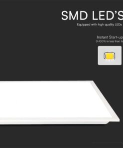 Χωνευτό panel Backlite 120×30 LED 40W 4000K Λευκού Χρώματος V-TAC – 23147
