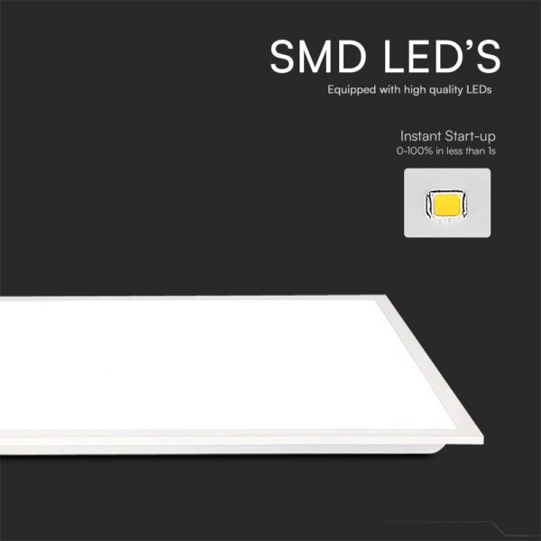 Χωνευτό panel Backlite 120×30 LED 40W 4000K Λευκού Χρώματος V-TAC – 23147