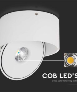 Φωτιστικό Οροφής COB 20W 3 σε 1 CCT Λευκού Χρώματος V-TAC – 23155