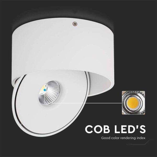 Φωτιστικό Οροφής COB 20W 3 σε 1 CCT Λευκού Χρώματος V-TAC – 23155