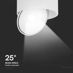 Φωτιστικό Οροφής COB 20W 3 σε 1 CCT Λευκού Χρώματος V-TAC – 23155