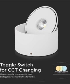Φωτιστικό Οροφής COB 20W 3 σε 1 CCT Λευκού Χρώματος V-TAC – 23155