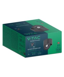 Φωτιστικό Οροφής COB 20W 3 σε 1 CCT Μαύρου Χρώματος V-TAC – 23156