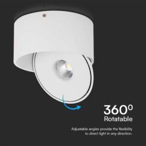 Φωτιστικό Οροφής COB 28W 3 σε 1 CCT Λευκού Χρώματος V-TAC – 23157