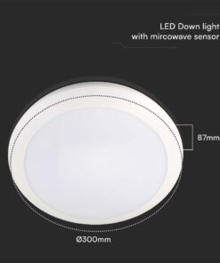 Πλαφονιέρα LED 18W 3000K Λευκού Χρώματος IP54 V-TAC – 10198