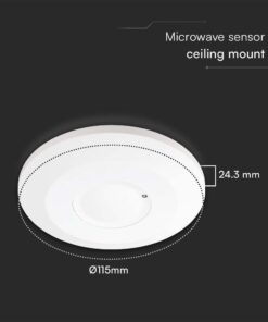 Ανιχνευτής κίνησης οροφής Infrared Max 1000W λευκός IP20 V-TAC – 23163
