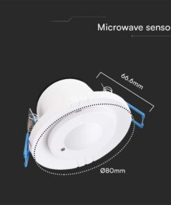 Χωνευτός ανιχνευτής κίνησης μικροκυμάτων Max 300W λευκός V-TAC – 23165