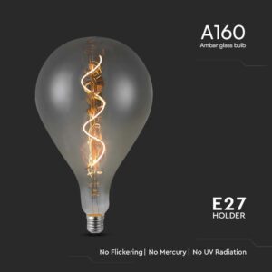 Λάμπα LED E27 Special Filament A160 4W 2700K V-TAC – 23167