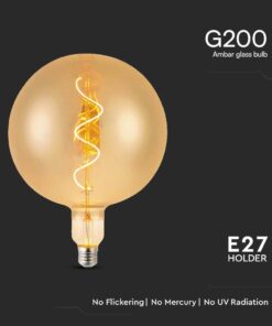 Λάμπα LED E27 4W 2700K amber cover V-TAC – 23169