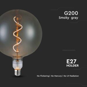 Λάμπα LED E27 4W 2700Κ γυαλί καπνισμένο  V-TAC – 23170