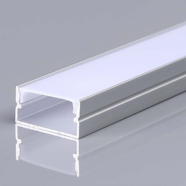 Προφίλ αλουμινίου για ταινίες LED 2000x20x10mm V-TAC – 23174