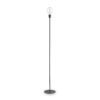 IDEAL LUX Φωτιστικό Δαπέδου MICROPHONE 1xE27 Μαύρου Χρώματος – 232331