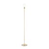 IDEAL LUX Φωτιστικό Δαπέδου MICROPHONE 1xE27 Χρυσού Χρώματος – 232409