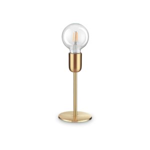 IDEAL LUX Επιτραπέζιο Φωτιστικό MICROPHONE 1xE27 Χρυσού Χρώματος – 232546