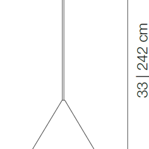 IDEAL LUX A-LINE SP1 D30 NERO – 232744