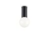 IDEAL LUX Φωτιστικό Οροφής PETIT 1xE27 Μαύρου Χρώματος – 232980