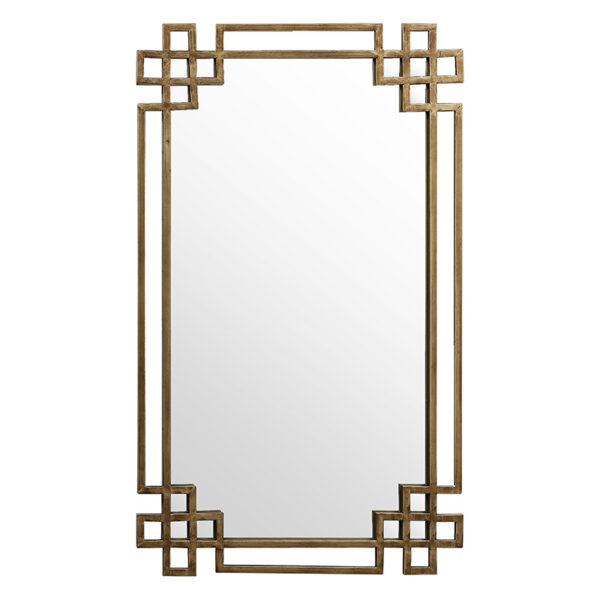 Mirror Ranto pakoworld golden 45x2x75cm 233-000001