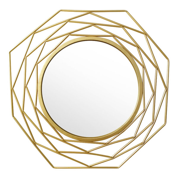 Mirror Round 1 pakoworld golden 71×2.5x71cm 233-000005
