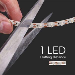LED Ταινία 16.5W 24V V-TAC 1320lm/m Θερμό 3000K 5m – 23334
