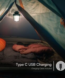 Επαναφορτιζόμενο Φως Κάμπινγ LED 3W CCT Dimmable IP44 Πράσινο V-TAC – 23337VT