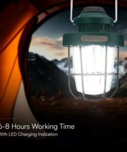 Επαναφορτιζόμενο Φως Κάμπινγ LED 3W CCT Dimmable IP44 Πράσινο V-TAC – 23337VT