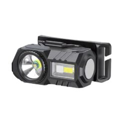Φακός Κεφαλής Επαναφορτιζόμενος LED 3W RGBW IP44 Μαύρος V-TAC – 23339VT