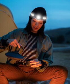 Φακός Κεφαλής με Ζώνη LED 3W+5W Επαναφορτιζόμενος IP43 Μαύρος V-TAC – 23340VT