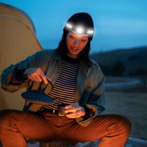 Φακός Κεφαλής με Ζώνη LED 3W+5W Επαναφορτιζόμενος IP43 Μαύρος V-TAC – 23340VT