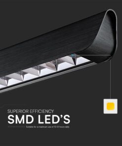 Κρεμαστό Γραμμικό Φωτιστικό LED 36W Μαύρο CCT V-TAC – 23341VT
