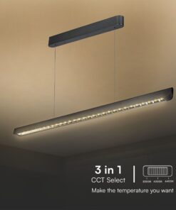 Κρεμαστό Γραμμικό Φωτιστικό LED 36W Μαύρο CCT V-TAC – 23341VT