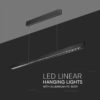 Κρεμαστό Γραμμικό Φωτιστικό LED 36W Μαύρο CCT V-TAC – 23341VT