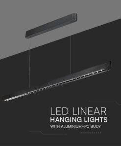 Κρεμαστό Γραμμικό Φωτιστικό LED 36W Μαύρο CCT V-TAC – 23341VT