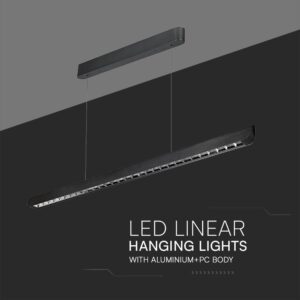 Κρεμαστό Γραμμικό Φωτιστικό LED 36W Μαύρο CCT V-TAC – 23341VT